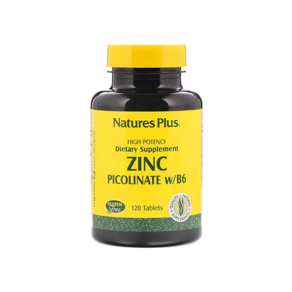 Natures Plus Zinc Picolinate w/ B6 